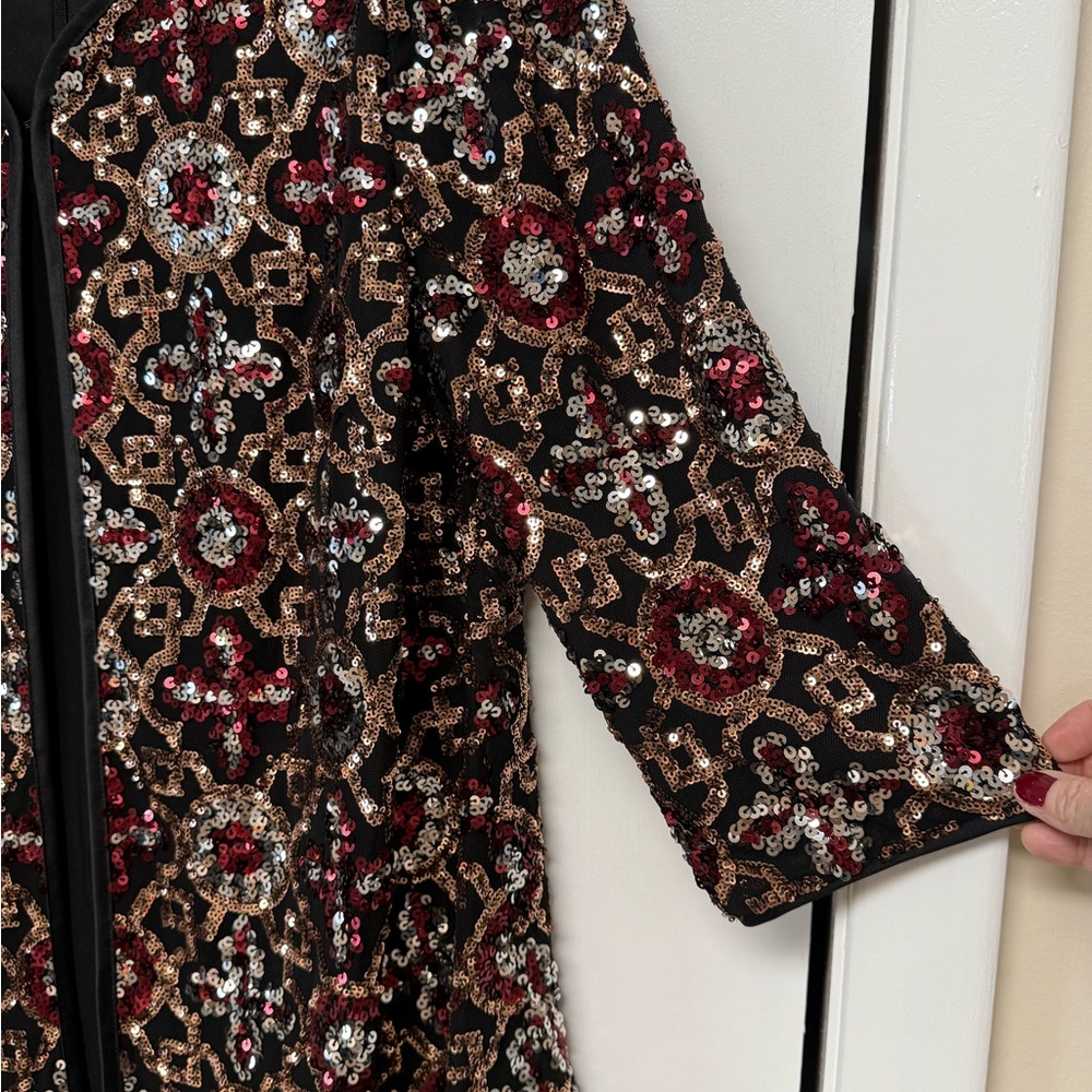 Alex Evenings Sequined Jacket - image 3